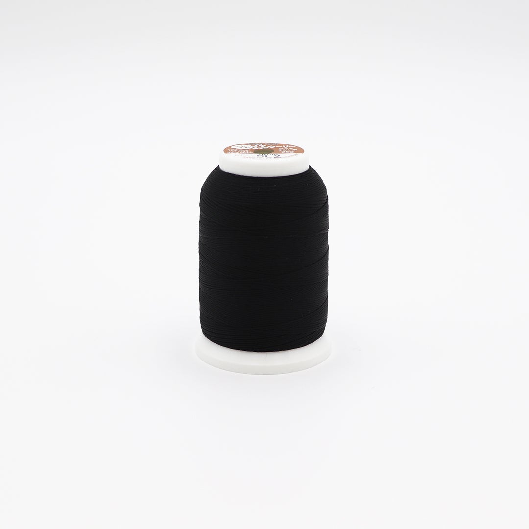 ベビーロック 太ウーリー糸 黒 babylock ロックミシン糸